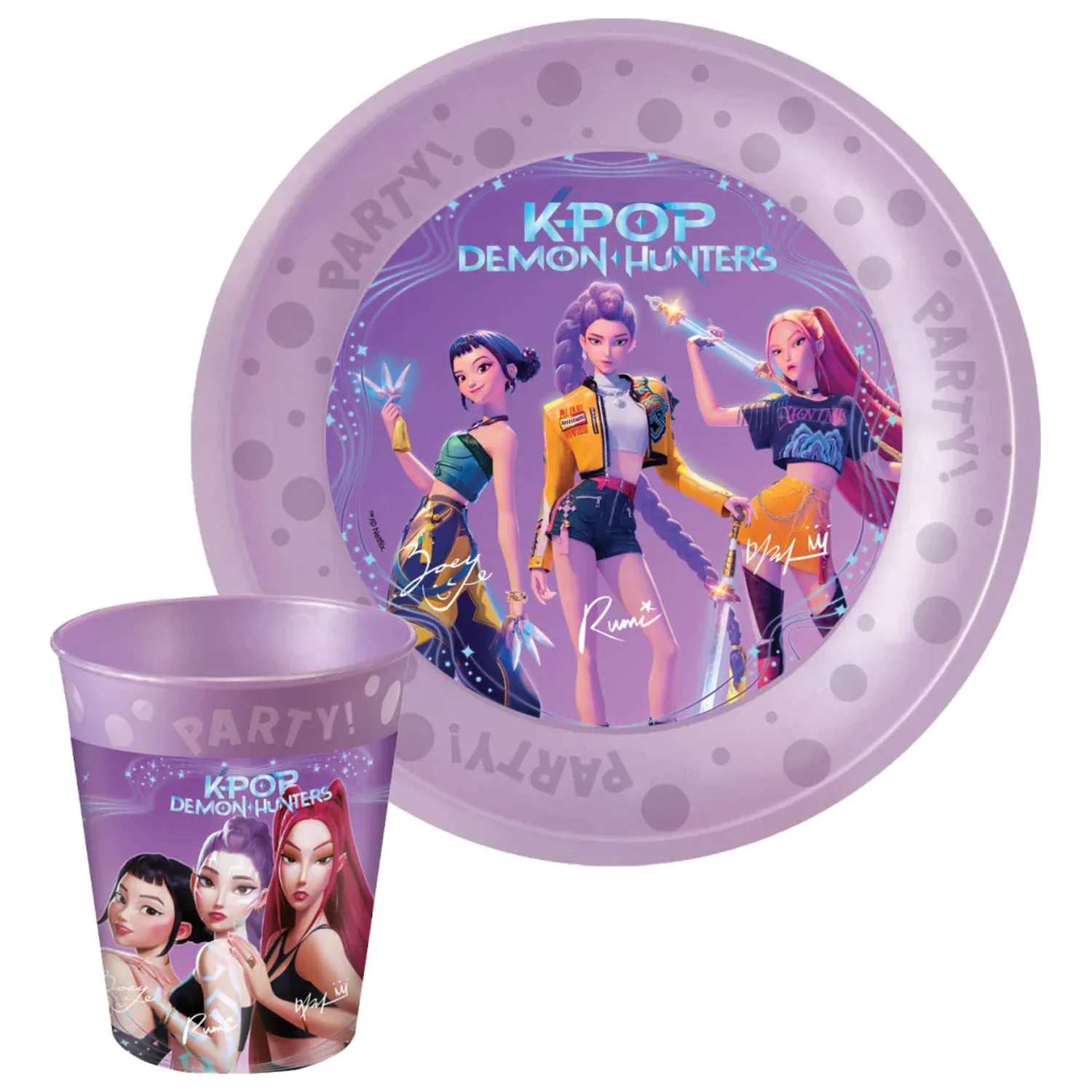K-pop Demon Hunters Honmoon Micro-Premium-Kunststoff-Set 8 Stk. Produktfoto
