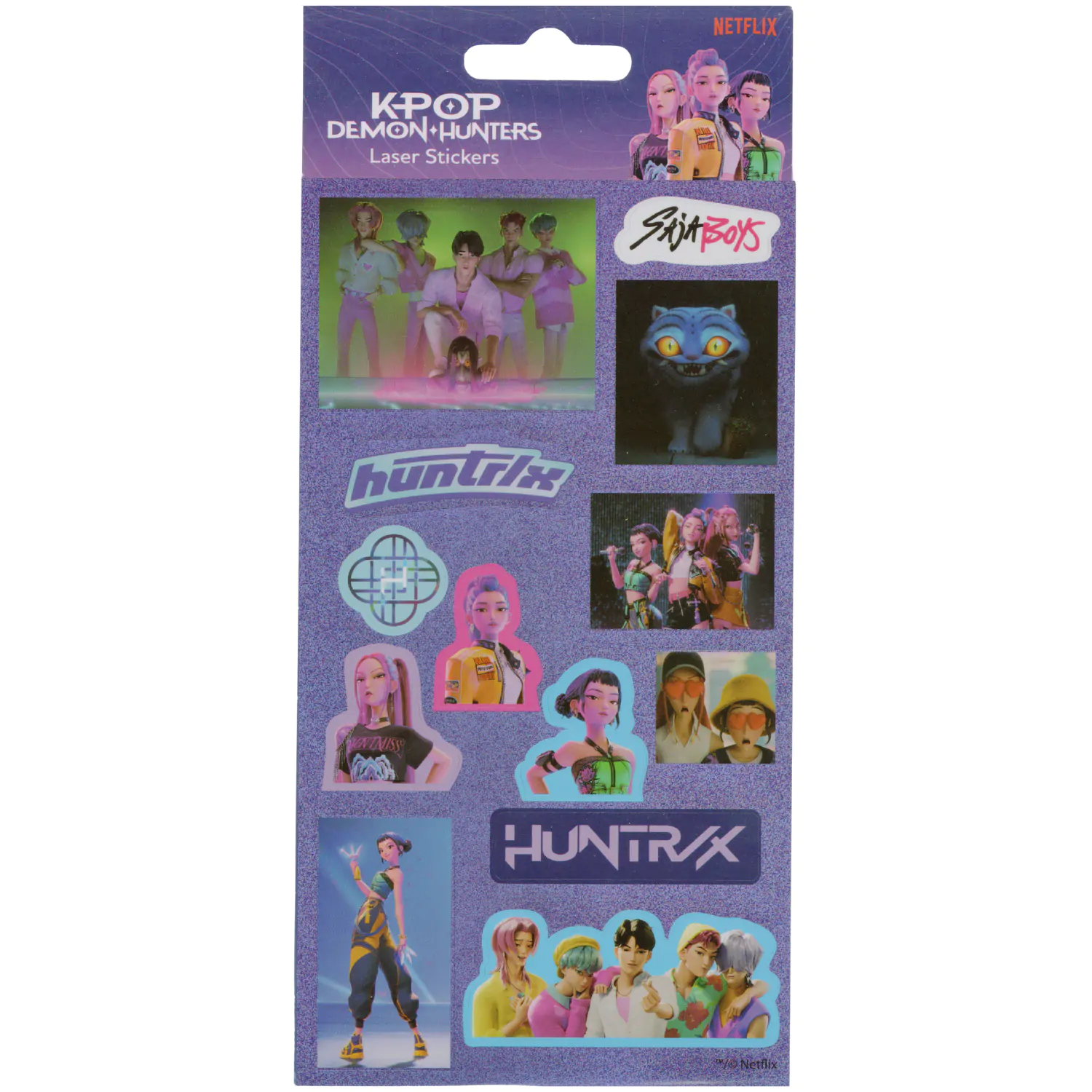 K-pop Demon Slayer Hunter X Huntrix holografischer Sticker Produktfoto