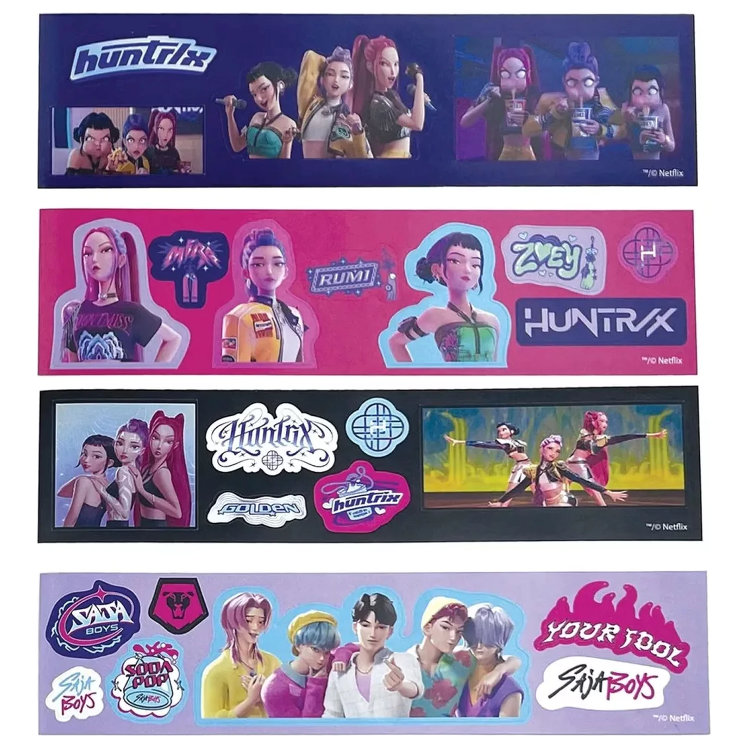 K-pop Demon Slayer Hunter X Sticker-Album mit 50 Stickern Produktfoto