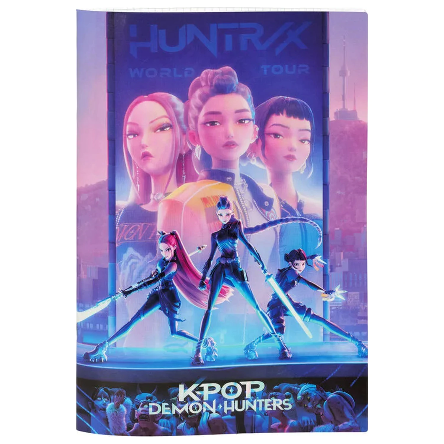 K-pop Demon Slayer Hunterx A4 kariertes Notizbuch Produktfoto
