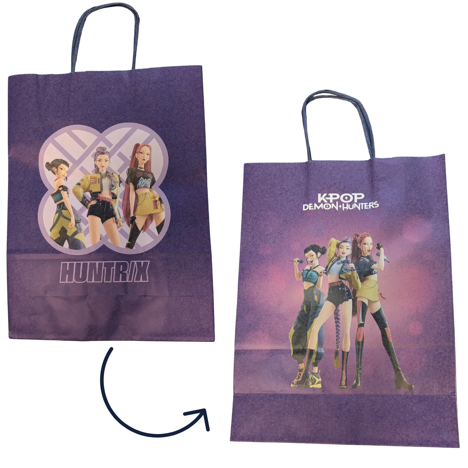 K-pop Demon Slayer Huntrix Papier-Geschenktüte 32 cm Produktfoto