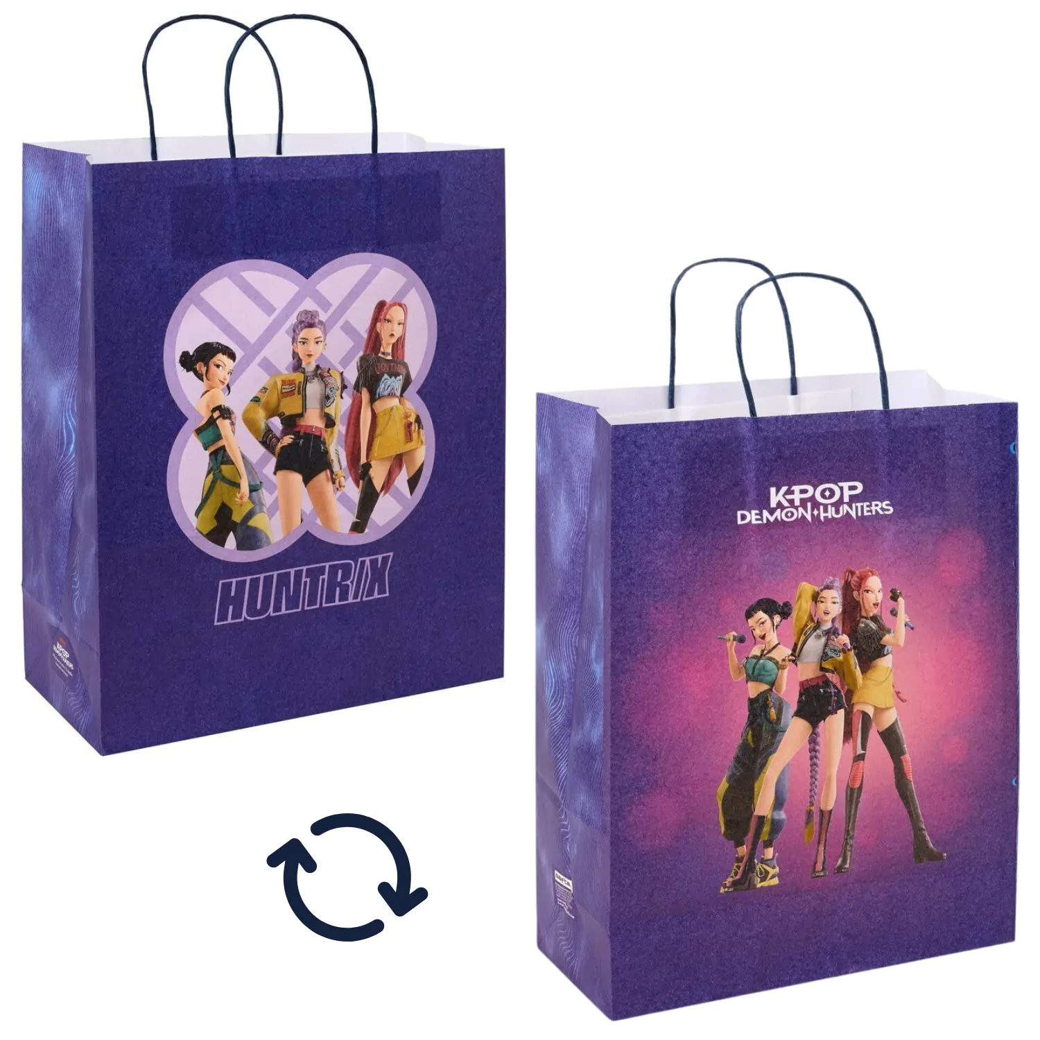 K-pop Demon Slayer Huntrix Papier-Geschenktüte 32 cm Produktfoto