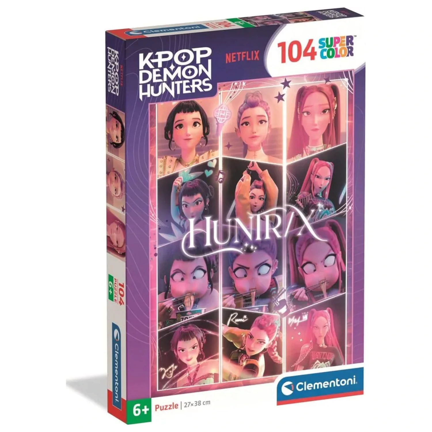 K-pop Demon Hunters Idols 104-teiliges Super Puzzle Produktfoto