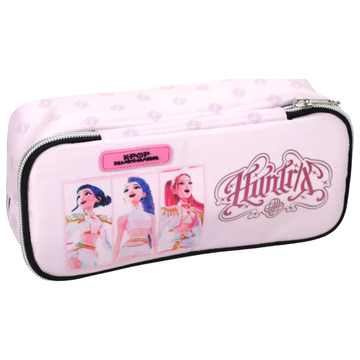 K-pop Demon Hunters Pink Federmäppchen mit 2 Fächern 26 cm Produktfoto