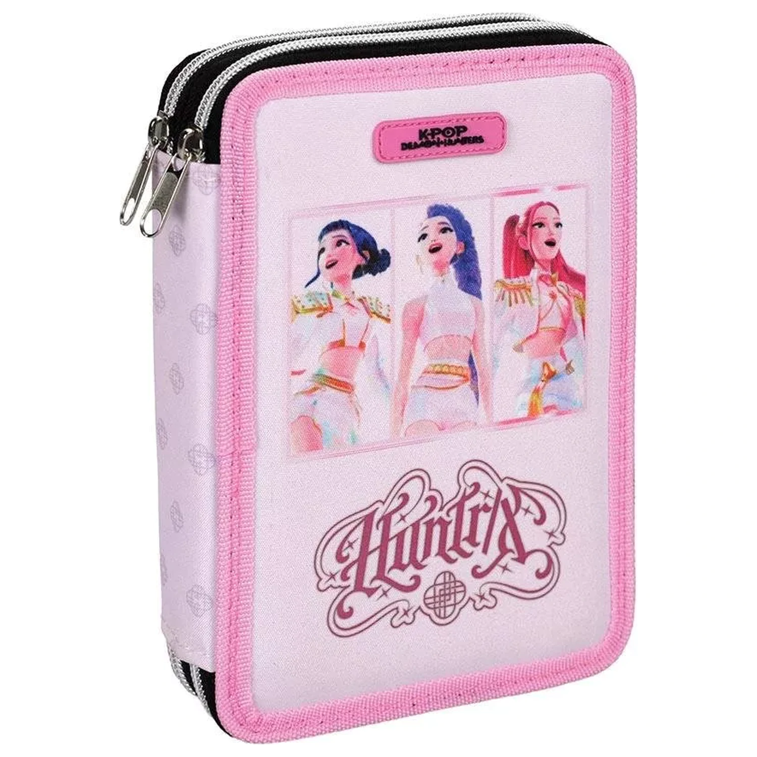 K-pop Demon Slayers Pink Federmappe Gefüllt 2-stöckig Produktfoto