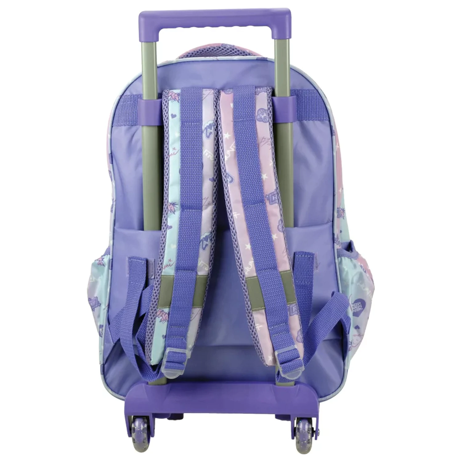 K-pop Demon Hunters Lila rollende Schultasche, Tasche 46 cm Produktfoto