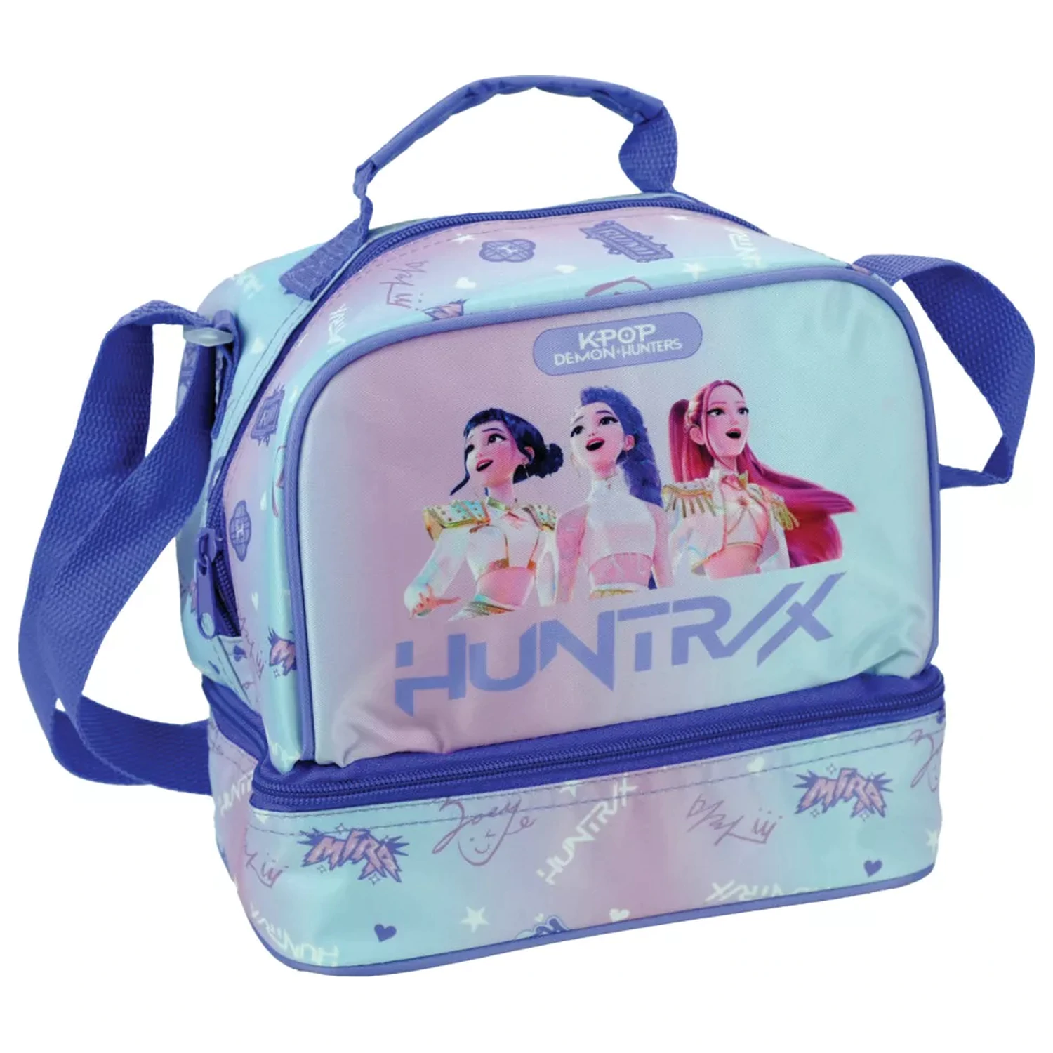 K-pop Demon Slayer Lila Thermische Lunch-Tasche 21 cm Produktfoto