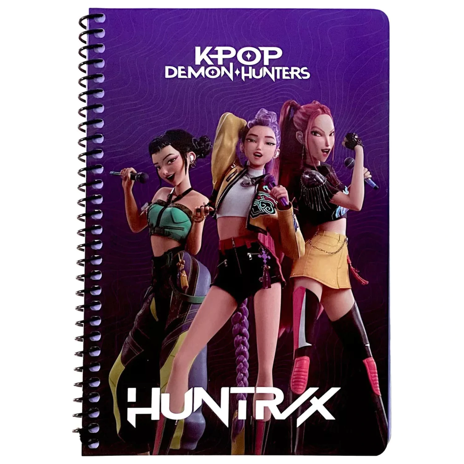 K-pop Demon Hunters Singer Trio B/5 liniertes Spiral Notizbuch 70 Blatt Produktfoto