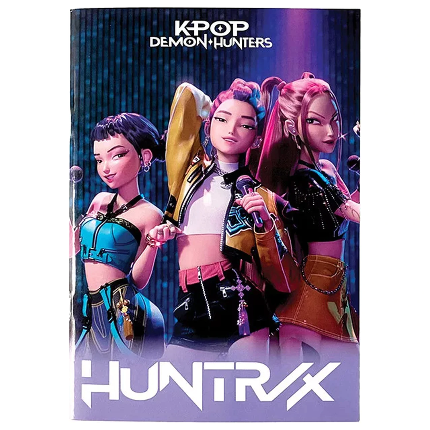 K-pop Demon Hunters Singers A4 liniertes Notizbuch 50 Blatt Produktfoto