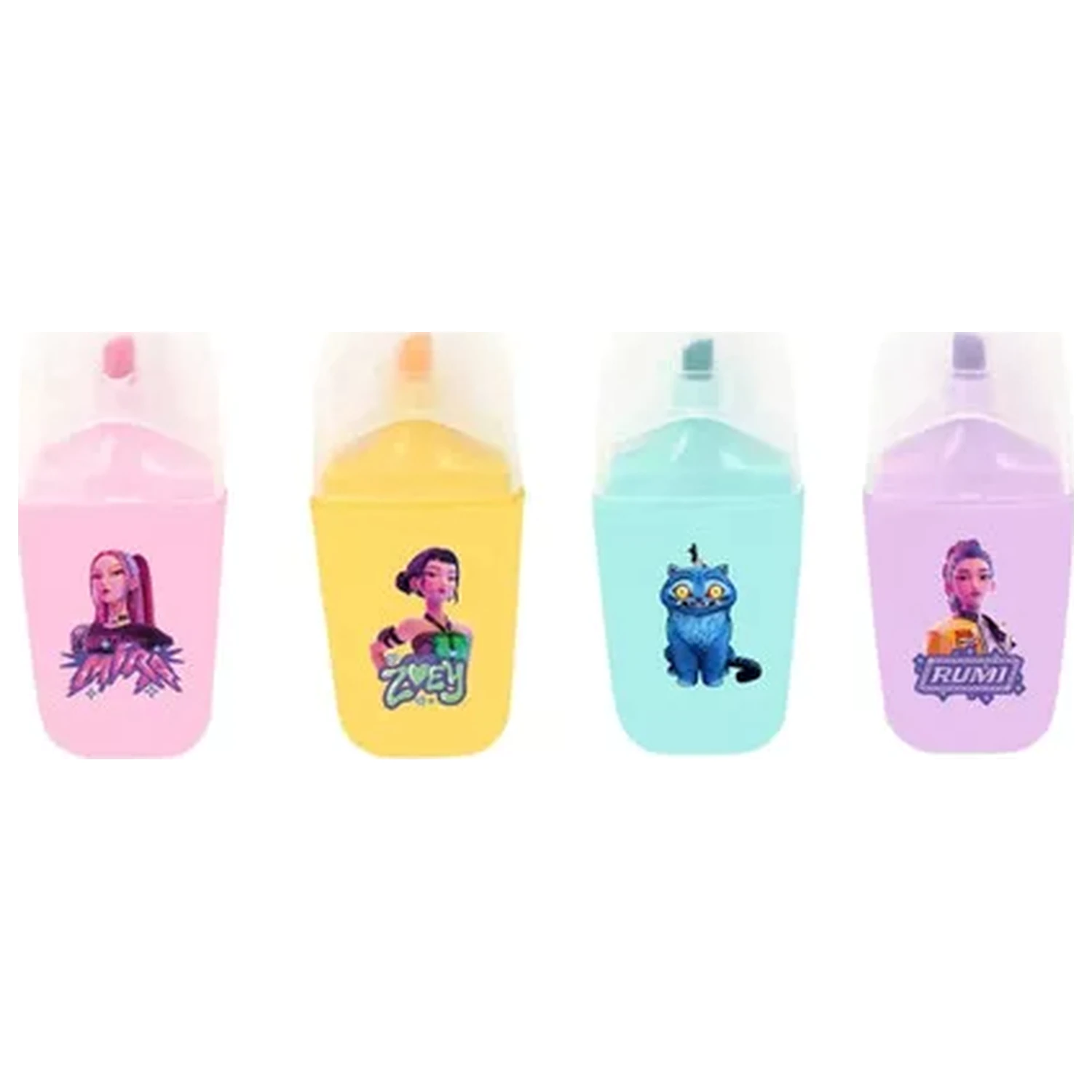 K-pop Demon Hunters Stars Mini-Textmarker-Set 4-teilig Produktfoto