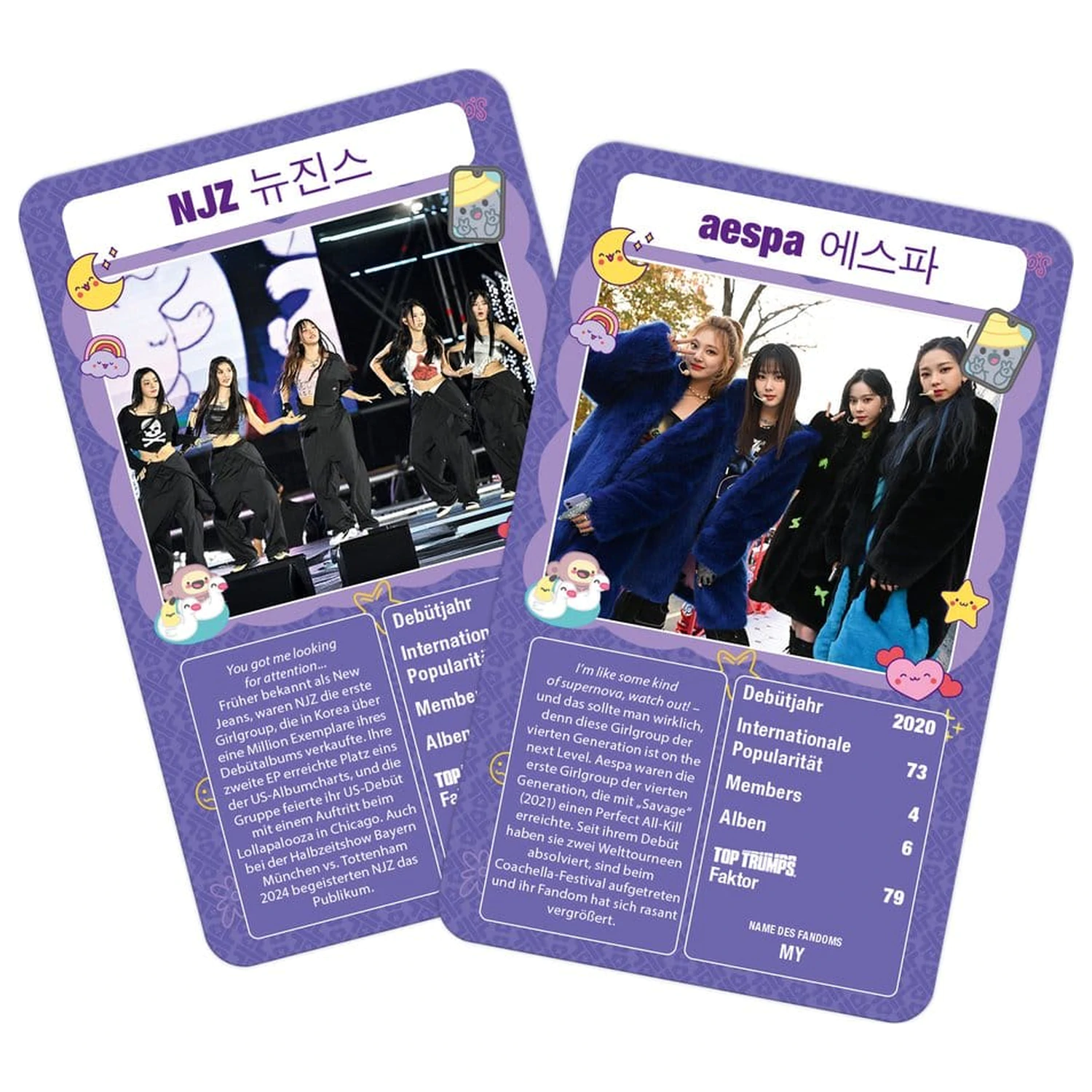 K-Pop Karten Spiel Top Trumps *deutsche Version* Produktfoto