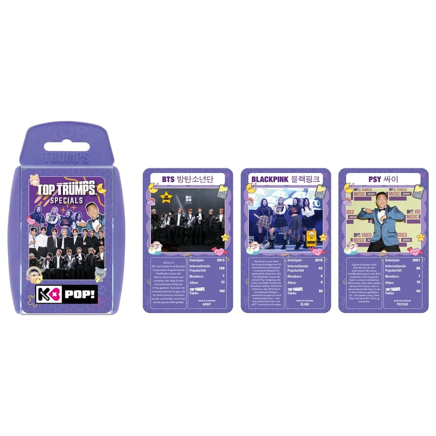 K-Pop Karten Spiel Top Trumps *deutsche Version* Produktfoto