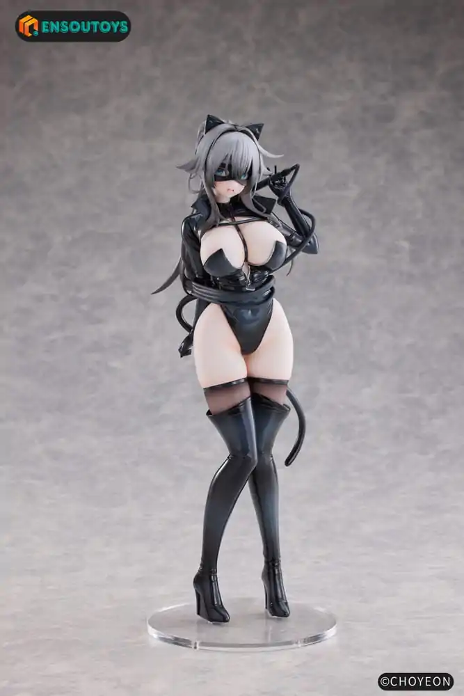 K Pring Original Character Statue 1/6 Cat Woman Happy-chan Different Color Edition 27 cm Produktfoto