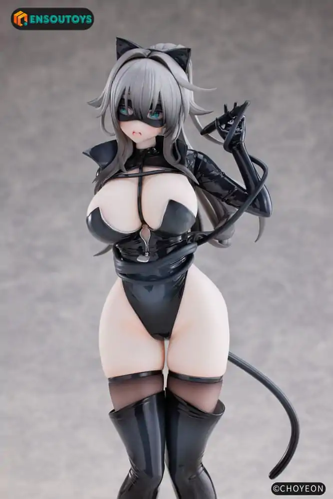 K Pring Original Character Statue 1/6 Cat Woman Happy-chan Different Color Edition 27 cm Produktfoto