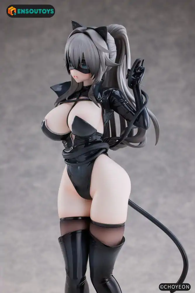 K Pring Original Character Statue 1/6 Cat Woman Happy-chan Different Color Edition 27 cm Produktfoto