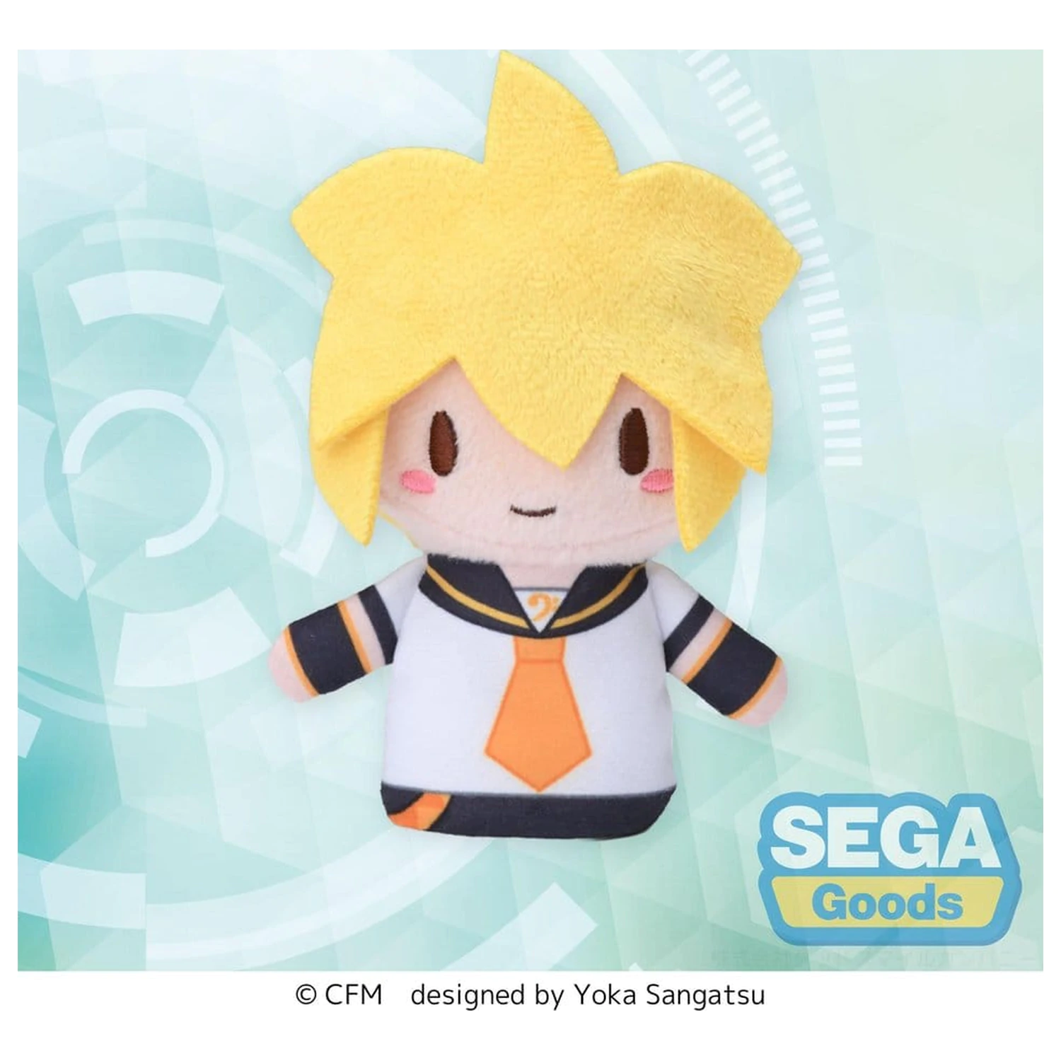 Kagamine Rin & Len Fuwa Petit Plüschfigur Kagamine Len Fingermaskottchen 10 Zentimeter Produktfoto