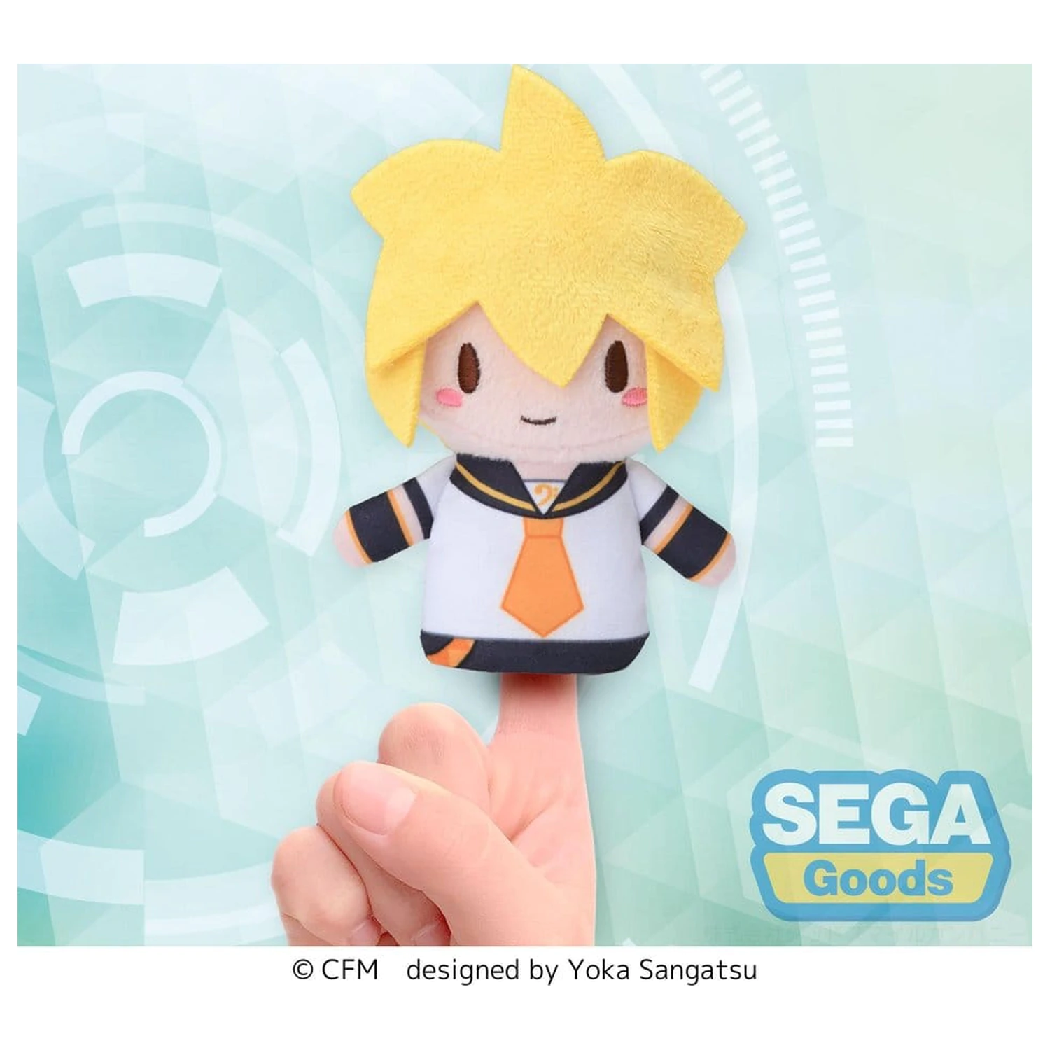 Kagamine Rin & Len Fuwa Petit Plüschfigur Kagamine Len Fingermaskottchen 10 Zentimeter Produktfoto