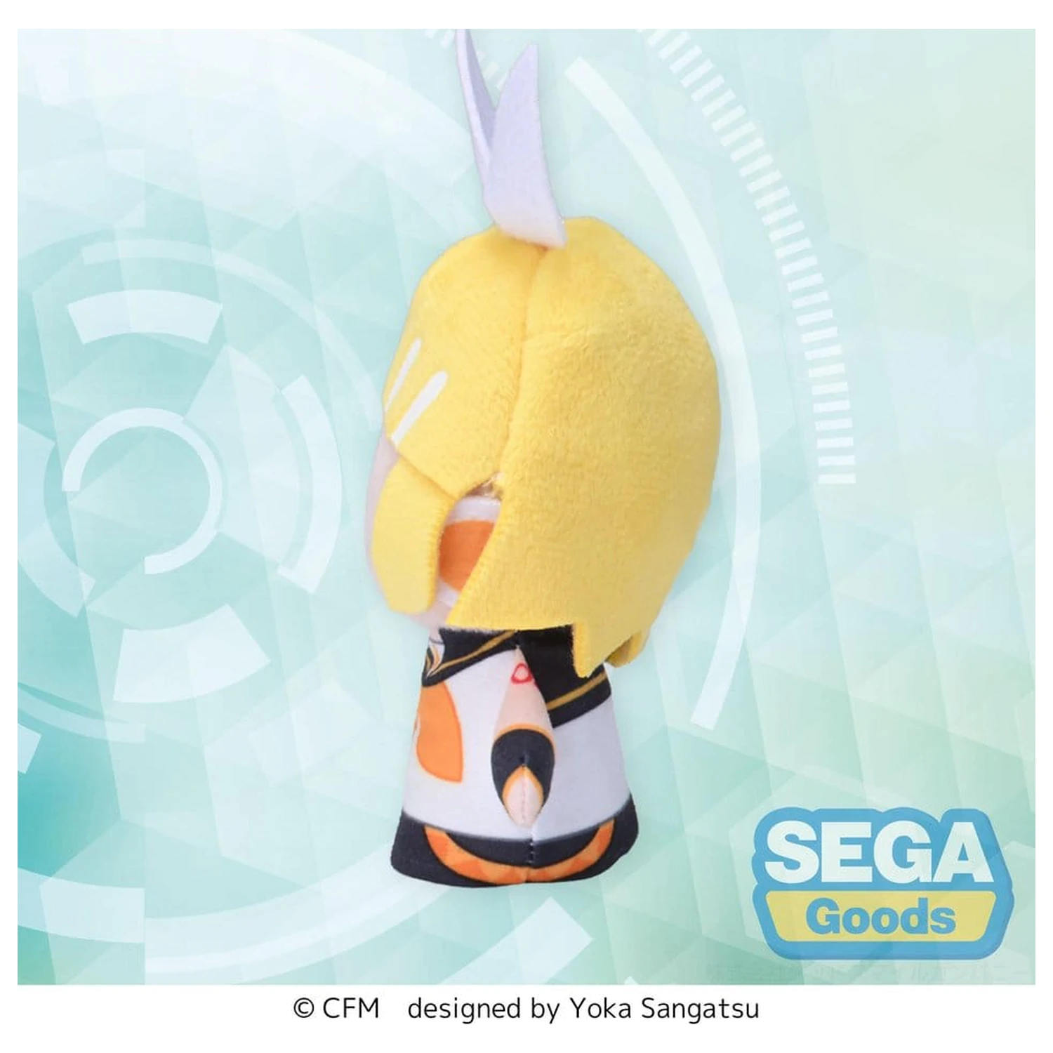Kagamine Rin & Len Fuwa Petit Plüschfigur Kagamine Rin Fingermaske 10 cm Produktfoto