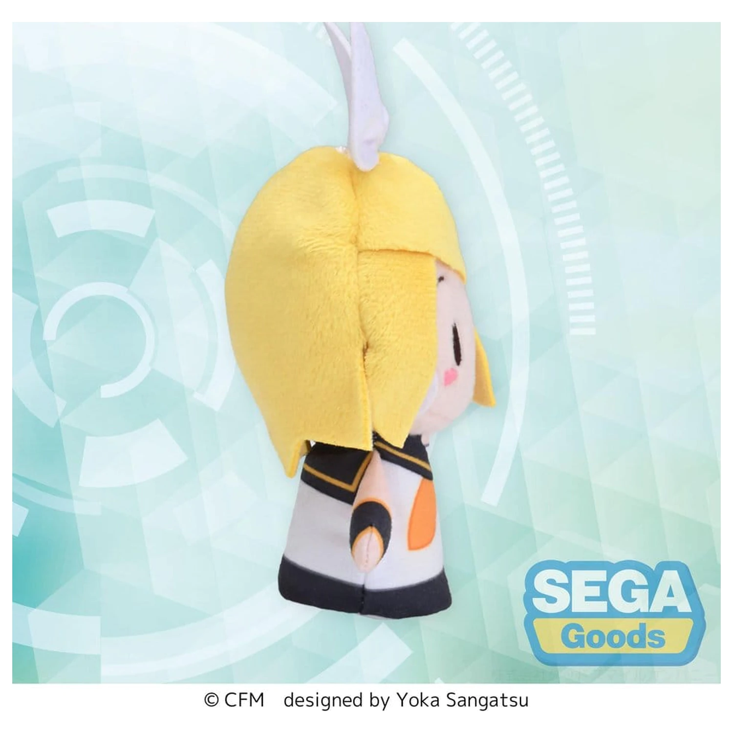 Kagamine Rin & Len Fuwa Petit Plüschfigur Kagamine Rin Fingermaske 10 cm Produktfoto