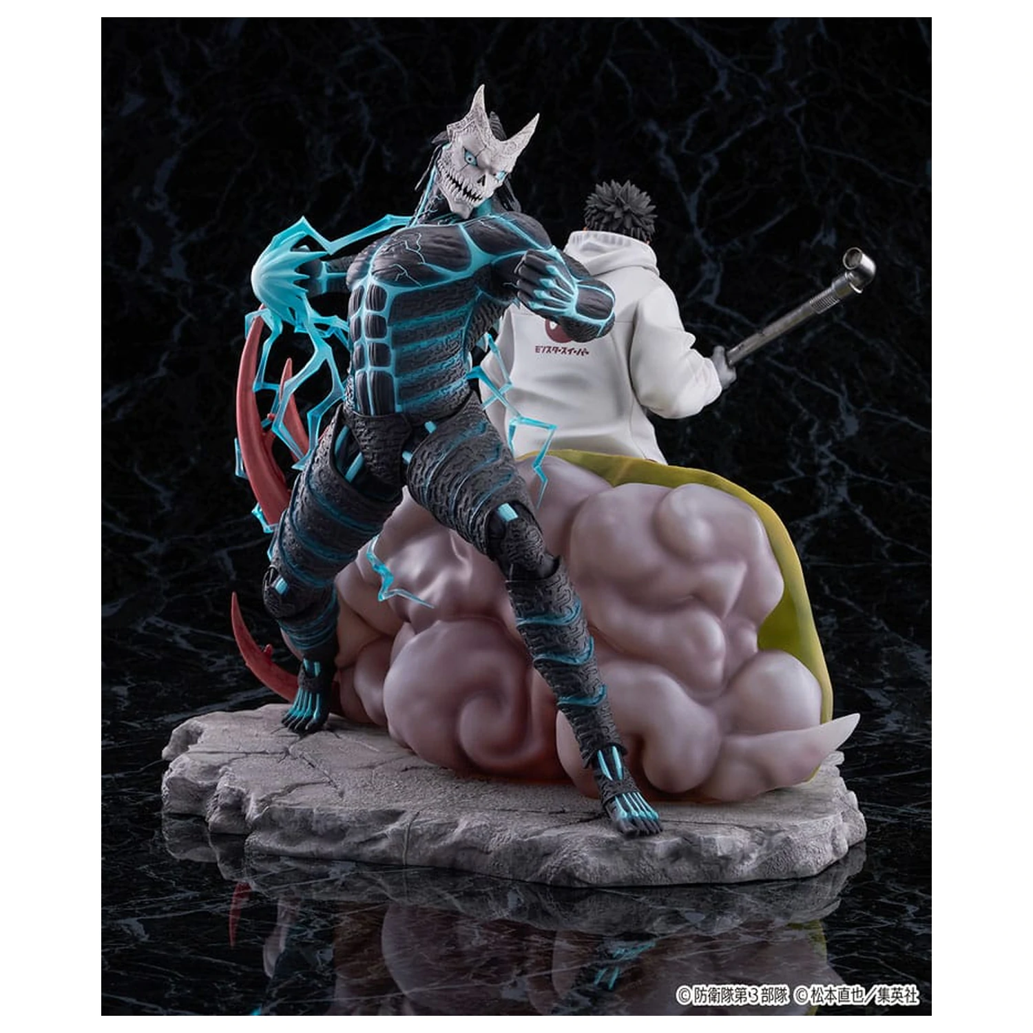 Kaiju No.8 SHIBUYA SCRAMBLE FIGURE PVC Statue 1/7 Kaiju No.8 & Kafka Hibino 29 cm Produktfoto