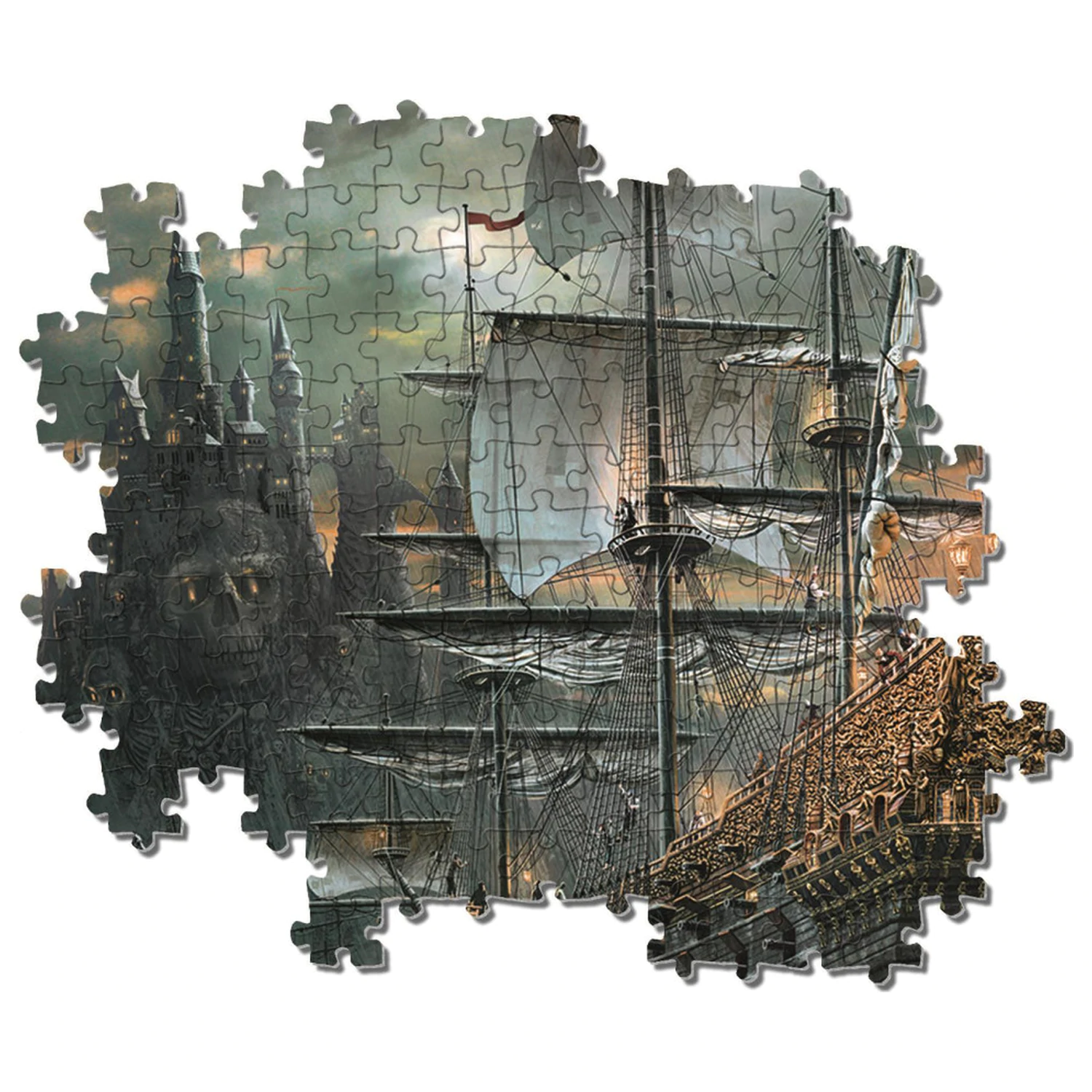 Pirate Ship Haunted Seas 1500-Teile-Puzzle Produktfoto