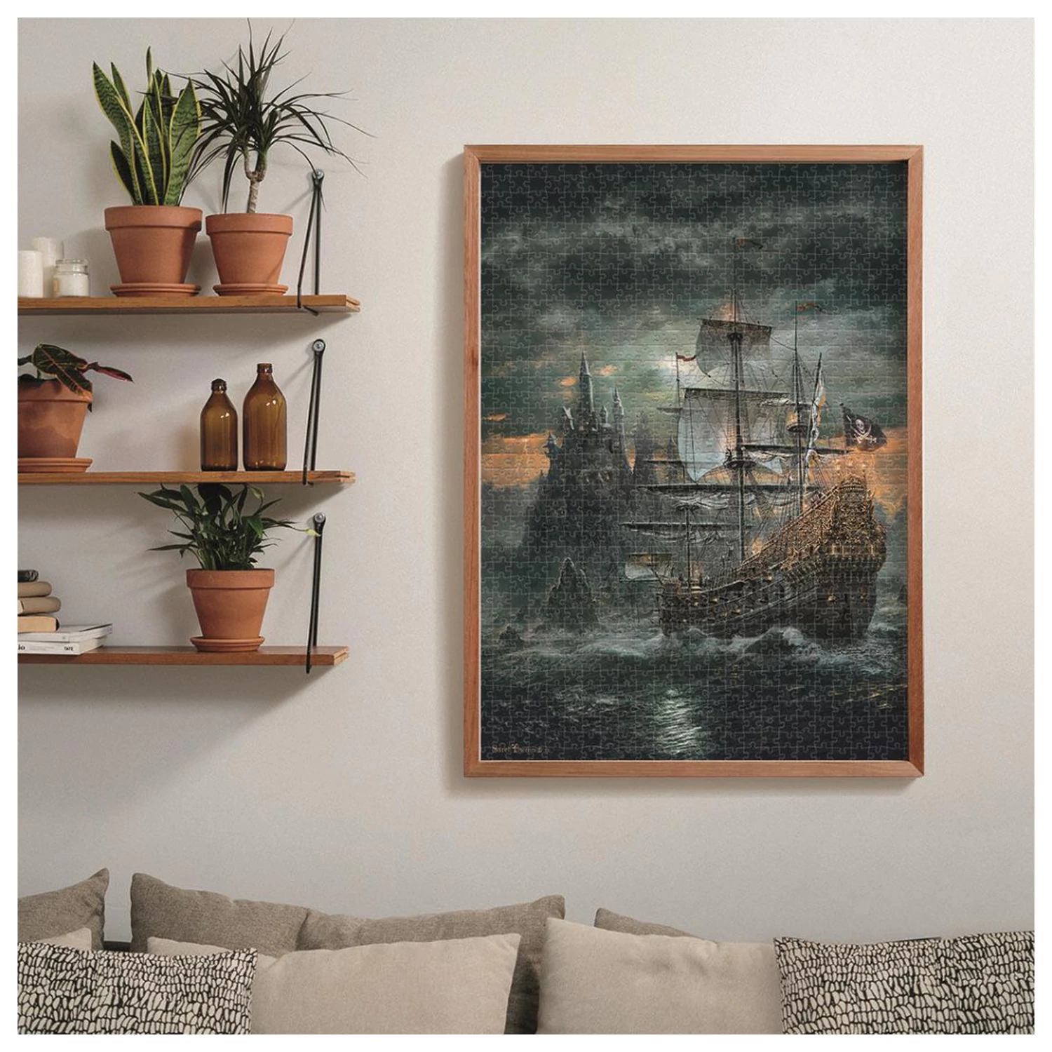 Pirate Ship Haunted Seas 1500-Teile-Puzzle Produktfoto