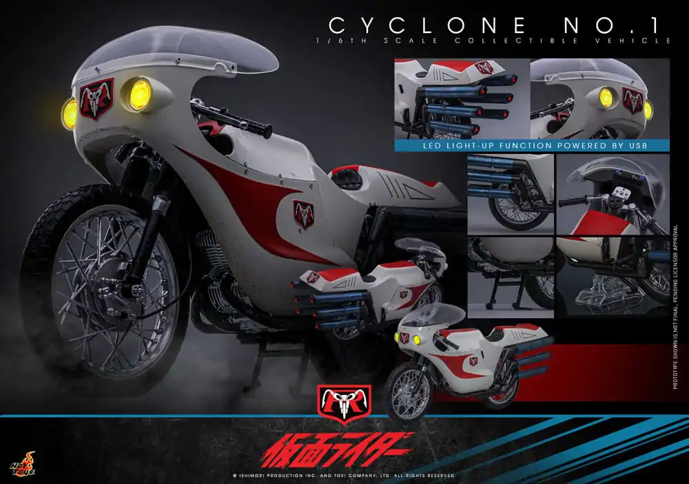 Kamen Rider 1/6 Cylone No. 1 19 cm Produktfoto