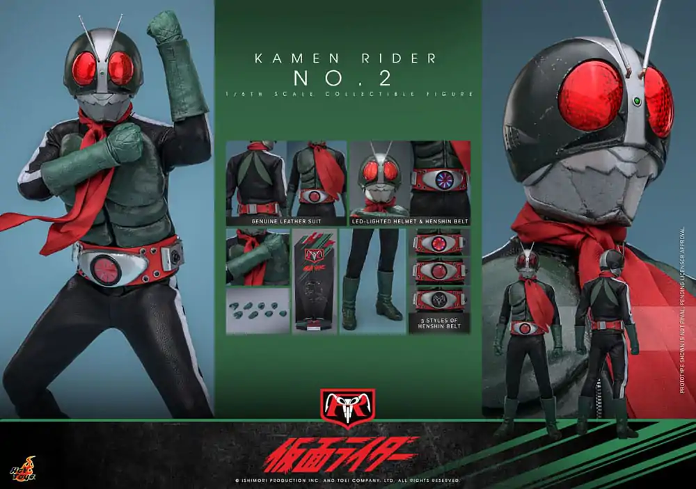 Kamen Rider 1/6 Actionfigur Kamen Rider No. 2 30 cm Produktfoto