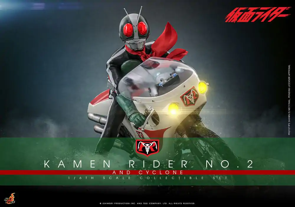 Kamen Rider 1/6 Kamen Rider No. 2 und Cylone  30 cm Produktfoto