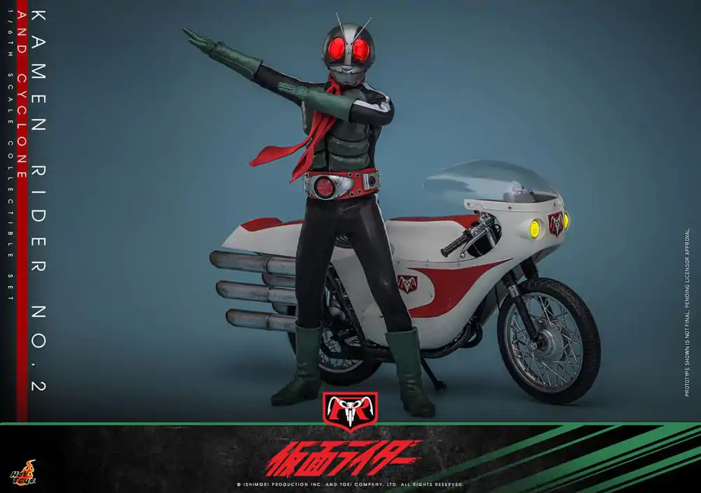 Kamen Rider 1/6 Kamen Rider No. 2 und Cylone  30 cm Produktfoto