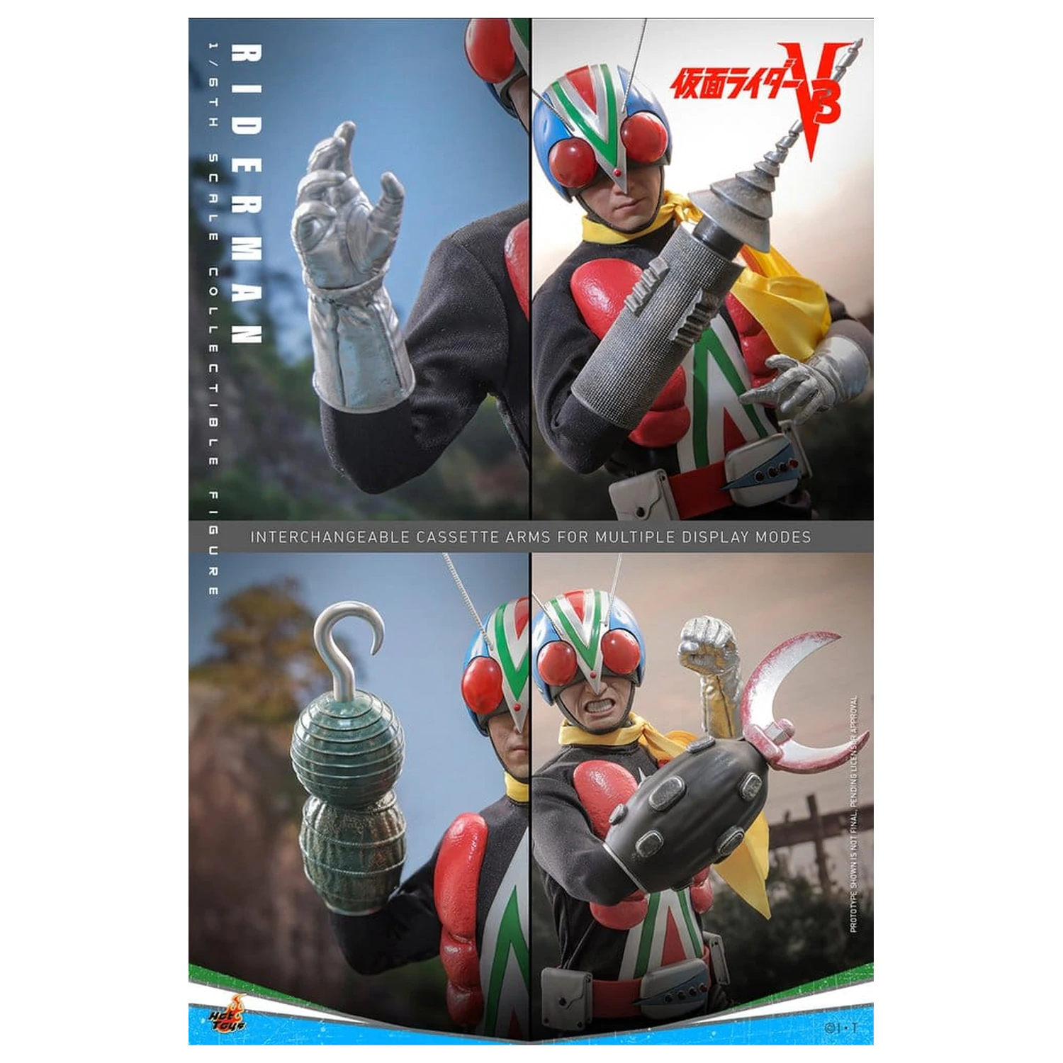 Kamen Rider Actionfigur 1/6 Riderman 30 cm Produktfoto