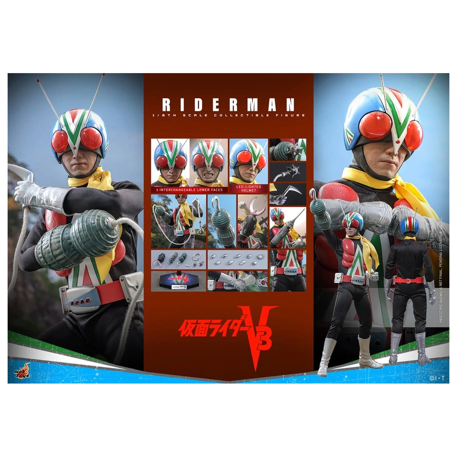 Kamen Rider Actionfigur 1/6 Riderman 30 cm Produktfoto