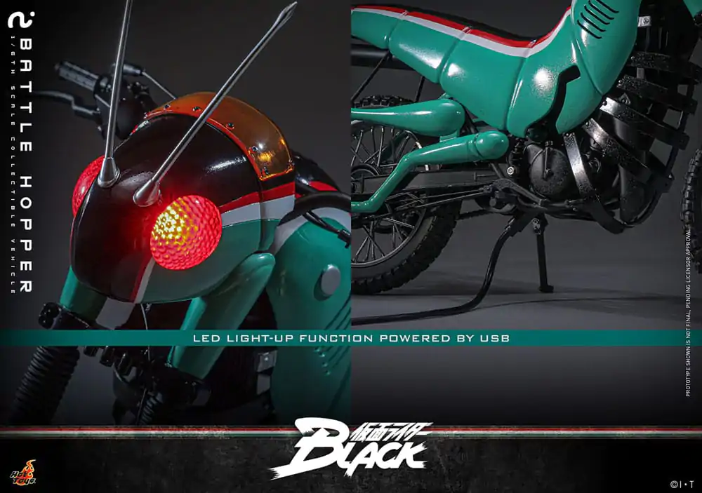 Kamen Rider Black Fahrzeug 1/6 Battle Hopper 36 cm Produktfoto