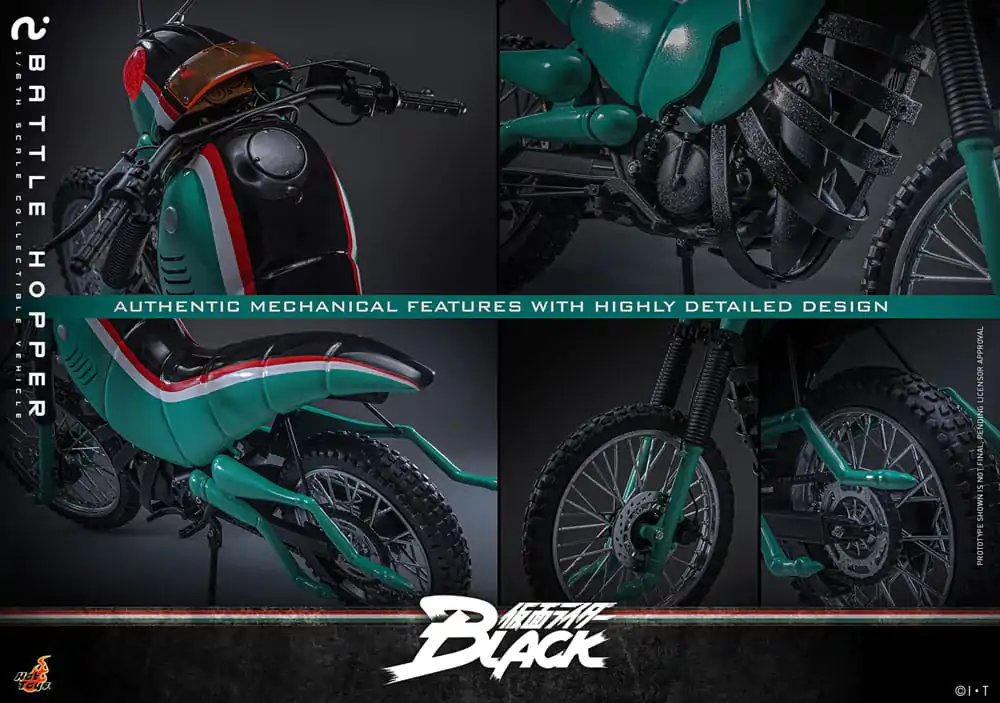 Kamen Rider Black Fahrzeug 1/6 Battle Hopper 36 cm Produktfoto