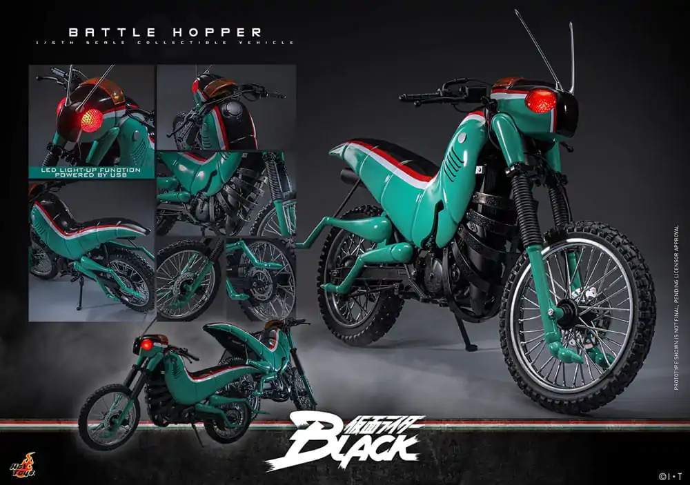 Kamen Rider Black Fahrzeug 1/6 Battle Hopper 36 cm Produktfoto