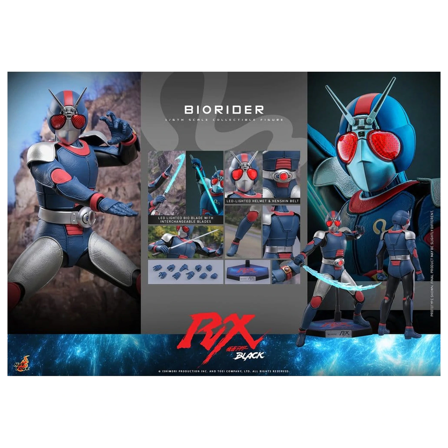 Kamen Rider Black RX Actionfigur 1/6 BioRider 31 cm Produktfoto