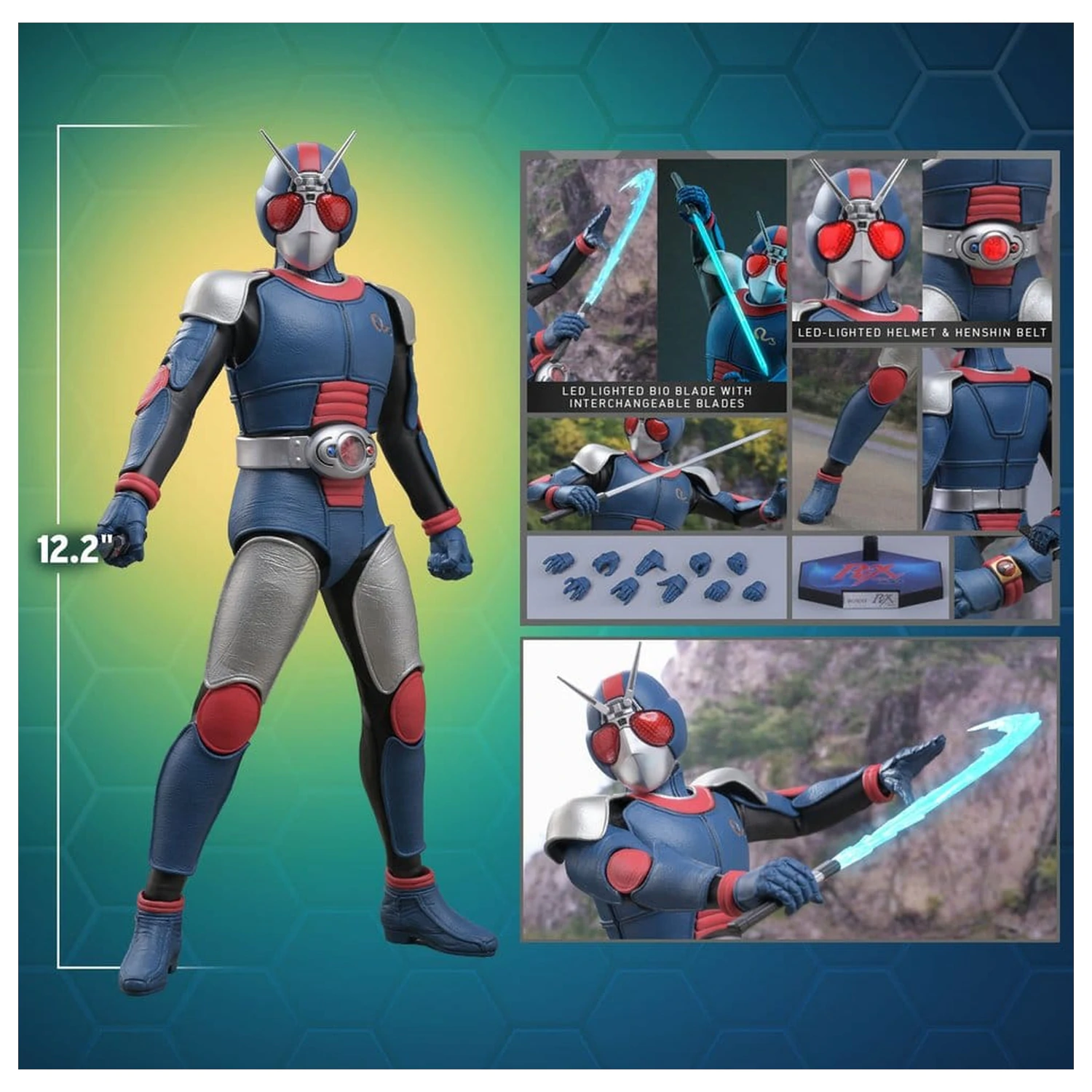 Kamen Rider Black RX Actionfigur 1/6 BioRider 31 cm Produktfoto