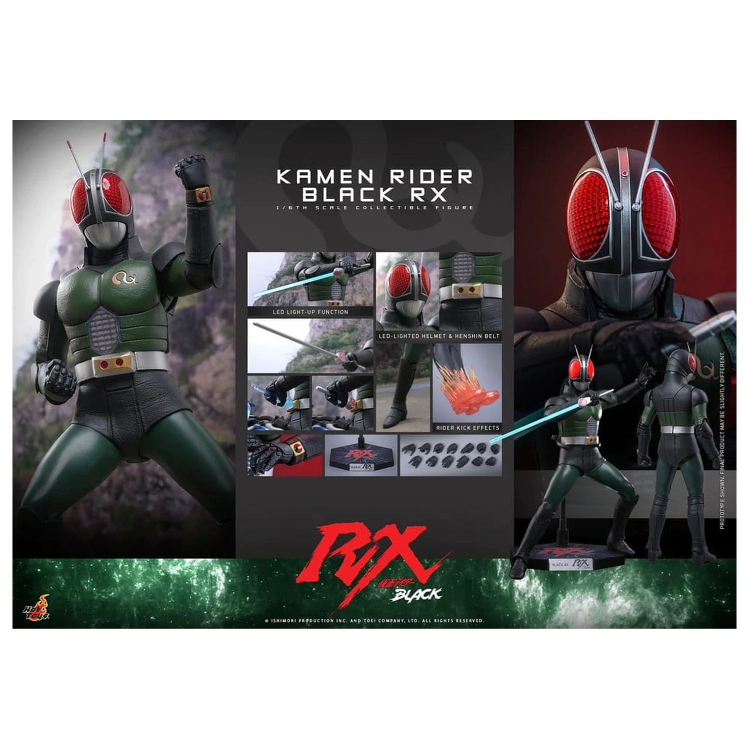 Kamen Rider Black RX Actionfigur 1/6 Kamen Rider Black RX 31 cm Produktfoto