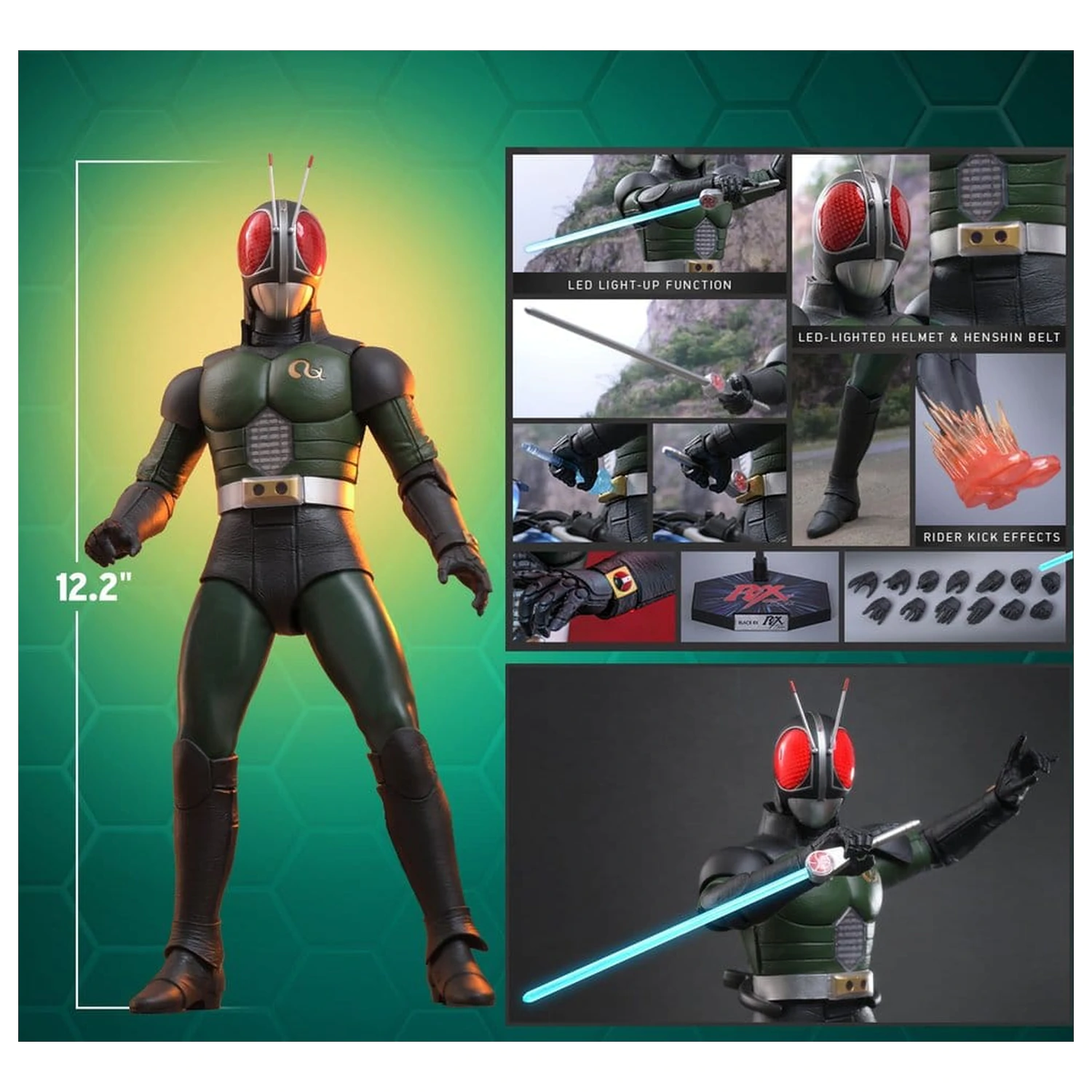 Kamen Rider Black RX Actionfigur 1/6 Kamen Rider Black RX 31 cm Produktfoto
