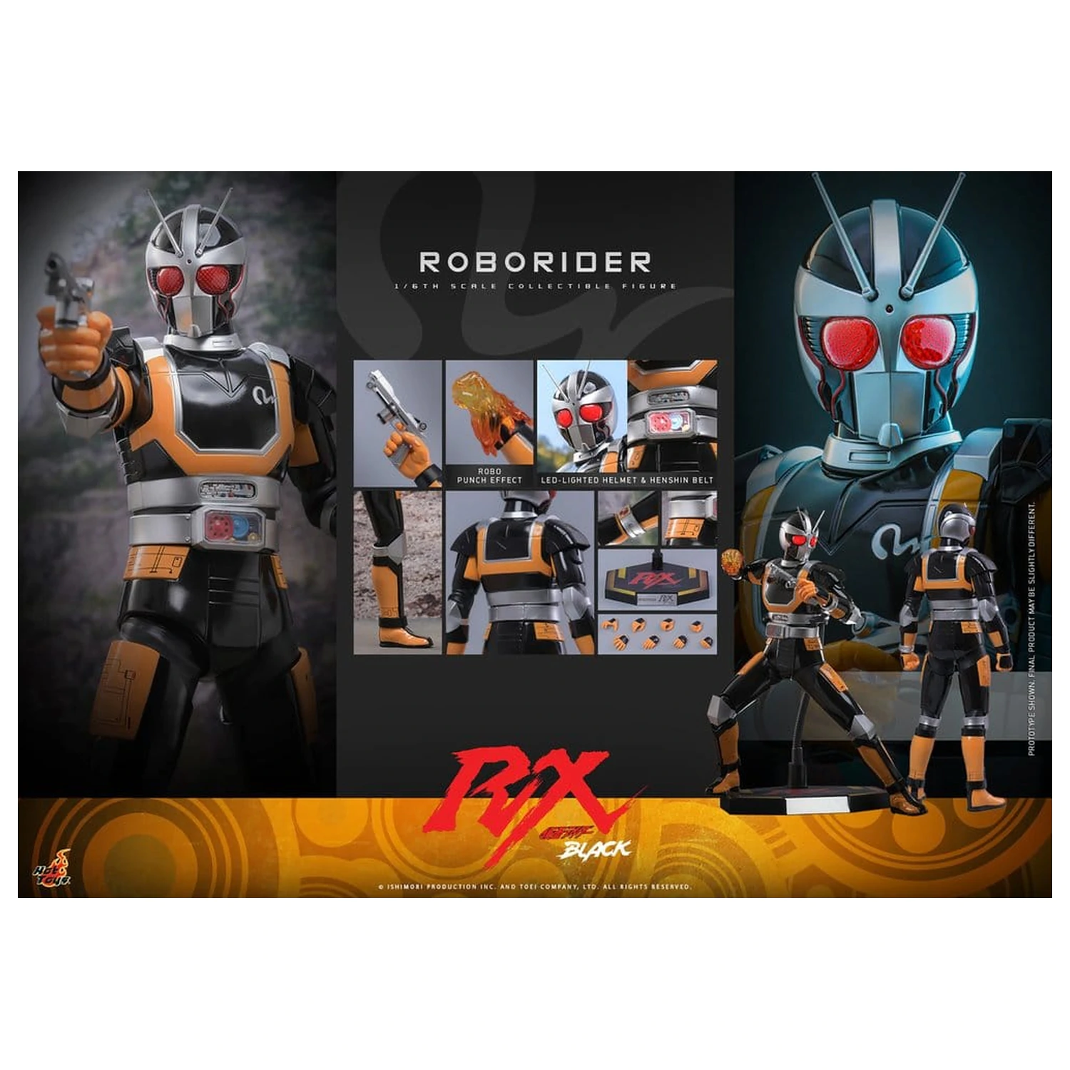 Kamen Rider Black RX Actionfigur 1/6 RoboRider 31 cm Produktfoto