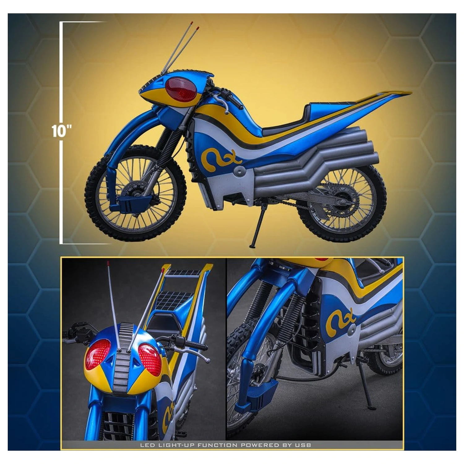 Kamen Rider Black RX Fahrzeug 1/6 Acrobatter 38 cm Produktfoto