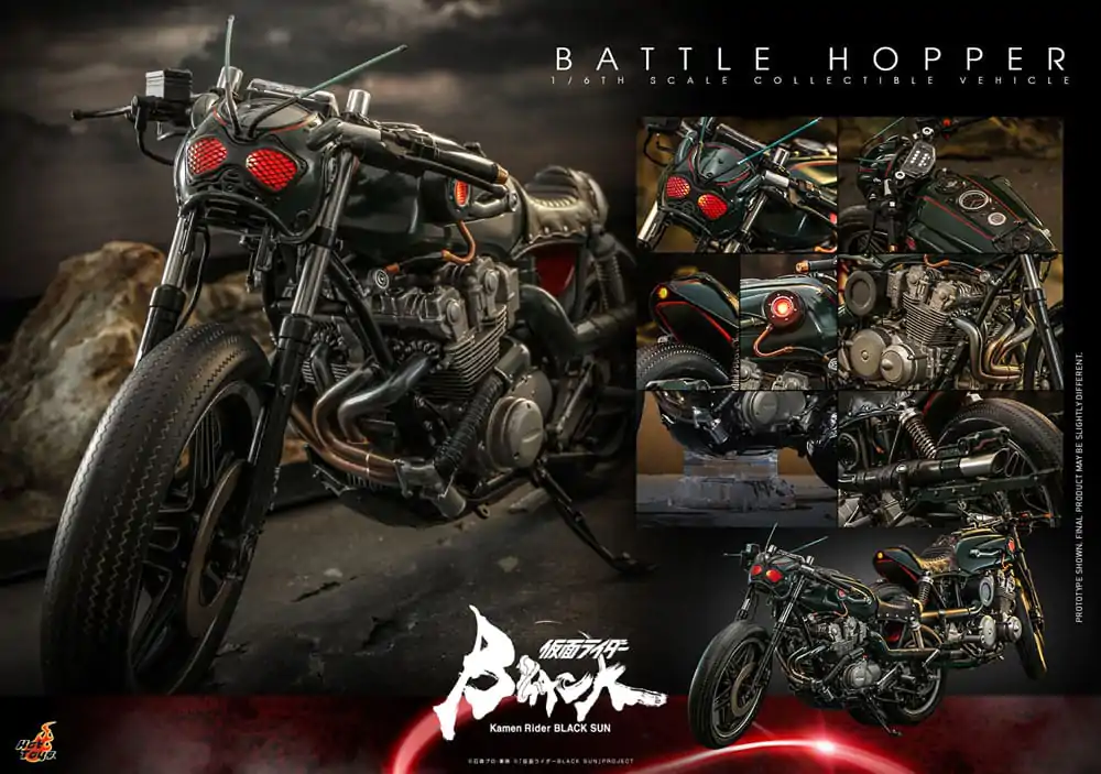 Kamen Rider Black Sun Fahrzeug 1/6 Battle Hopper 37 cm termékfotó
