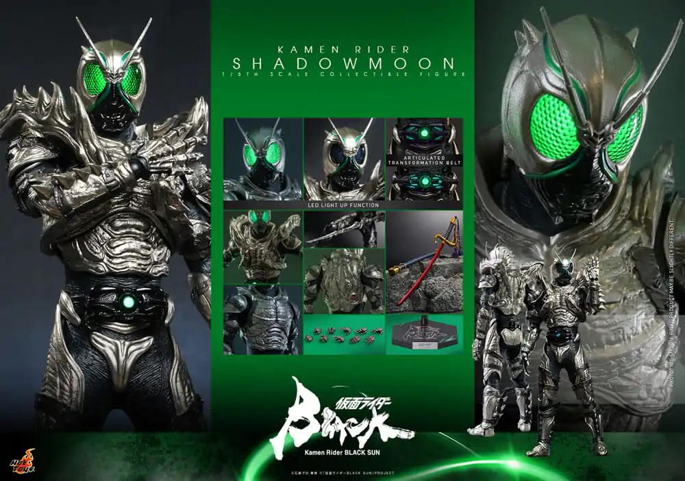 Kamen Rider Black Sun Actionfigur 1/6 Kamen Rider Shadow Moon 32 cm Produktfoto