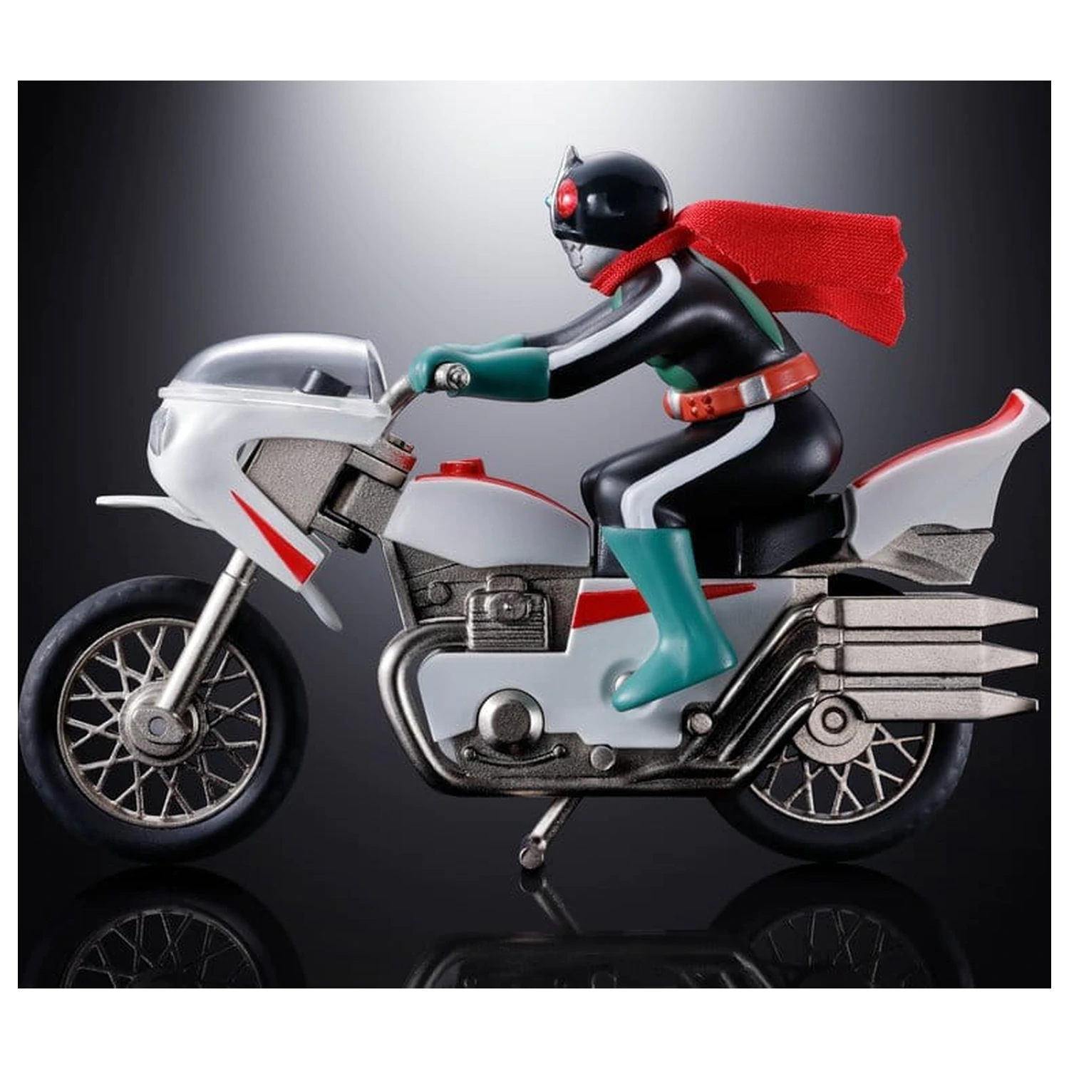 Kamen Rider Chogokin Diecast Actionfigur Cyclone (Masked Rider 2) 9 cm Produktfoto