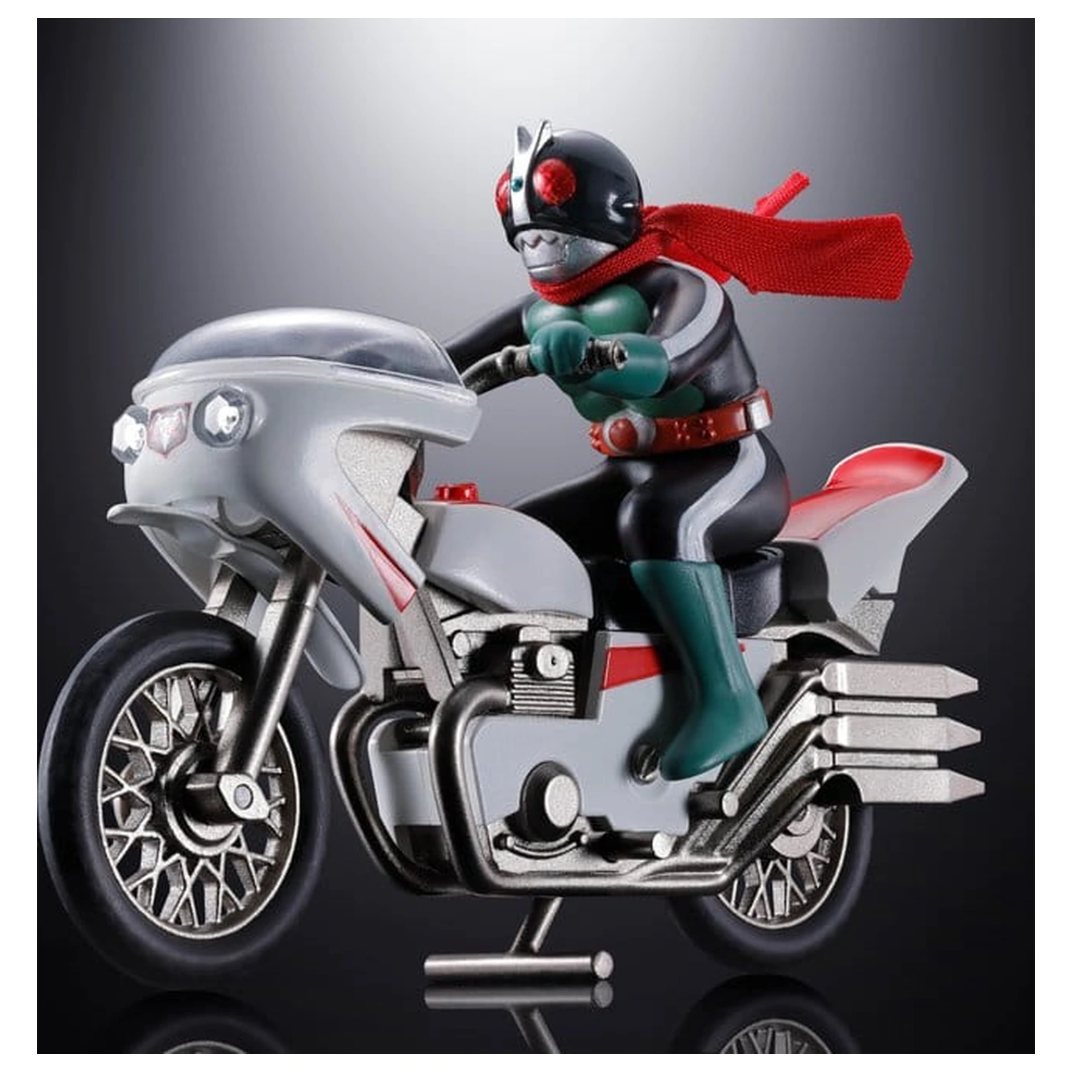 Kamen Rider Chogokin Diecast Actionfigur Cyclone (Masked Rider 2) 9 cm Produktfoto