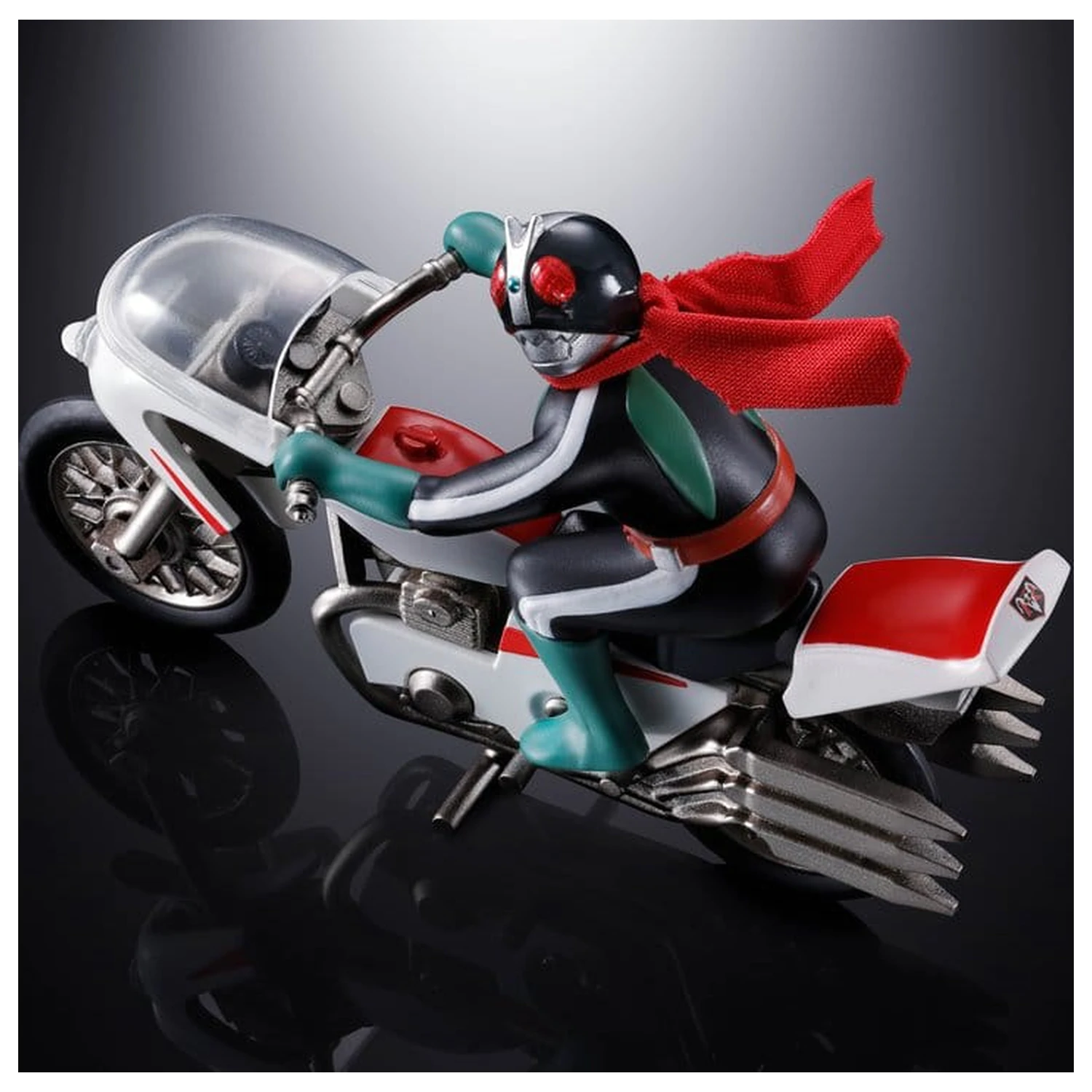 Kamen Rider Chogokin Diecast Actionfigur Cyclone (Masked Rider 2) 9 cm Produktfoto