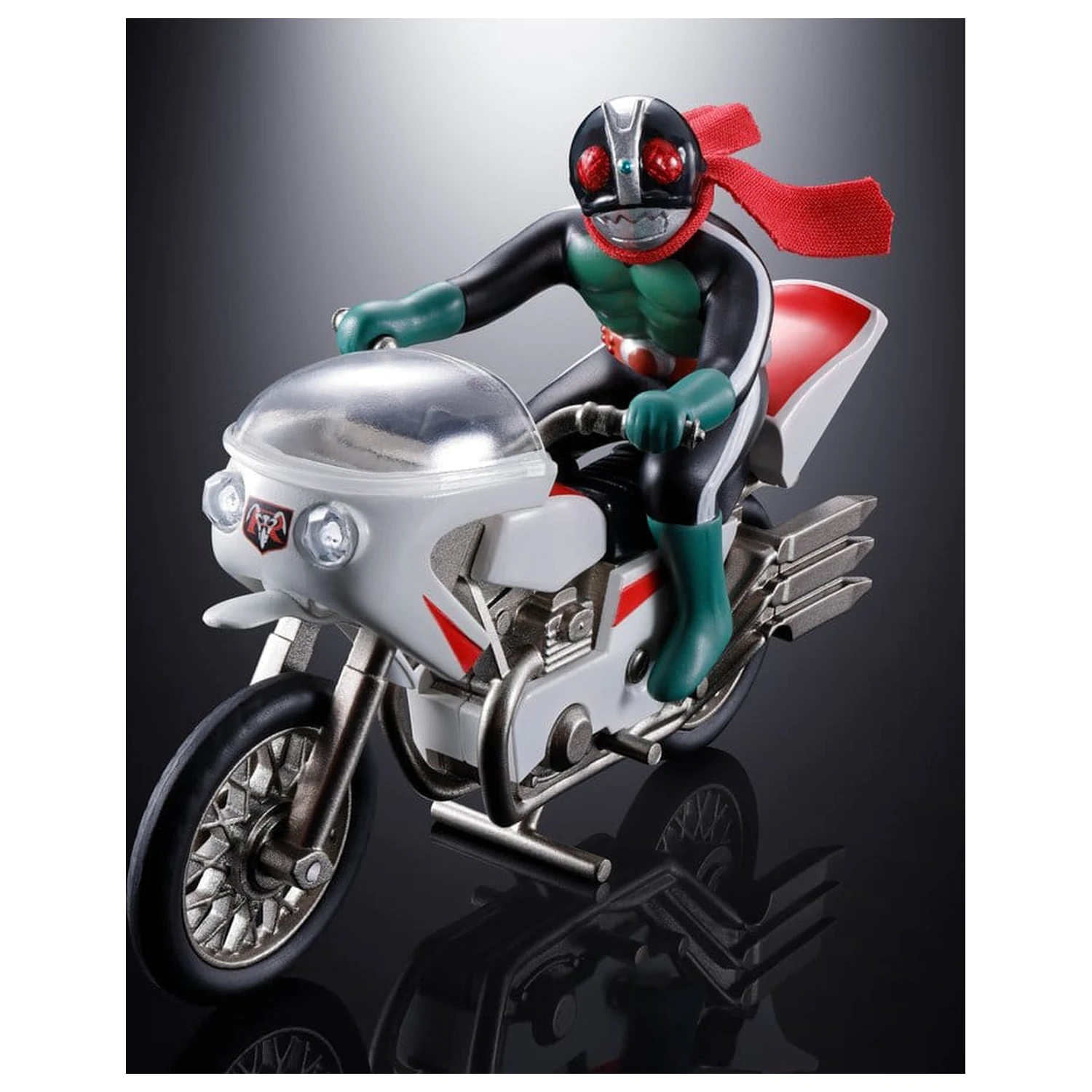 Kamen Rider Chogokin Diecast Actionfigur Cyclone (Masked Rider 2) 9 cm Produktfoto