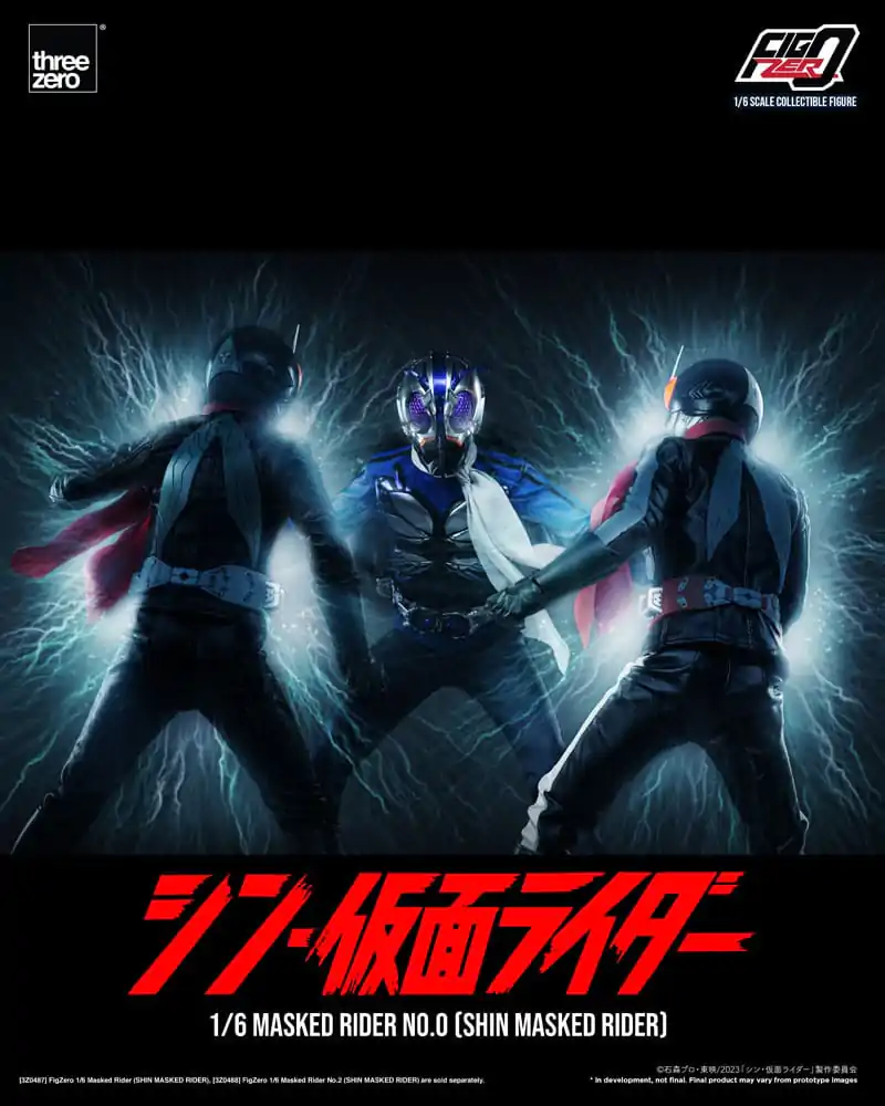 Kamen Rider FigZero Actionfigur 1/6 Masked Rider No.0 (Shin Masked Rider) 30 cm Produktfoto