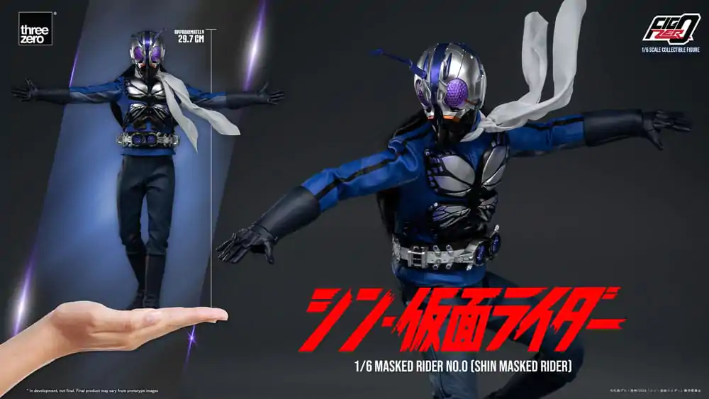 Kamen Rider FigZero Actionfigur 1/6 Masked Rider No.0 (Shin Masked Rider) 30 cm Produktfoto