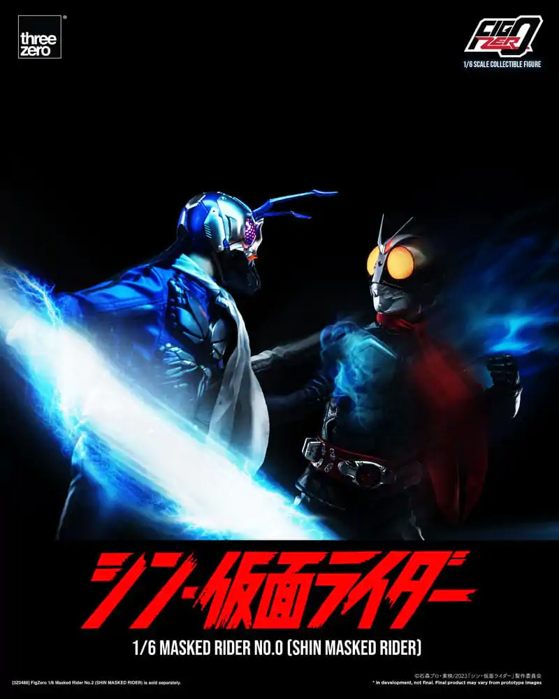Kamen Rider FigZero Actionfigur 1/6 Masked Rider No.0 (Shin Masked Rider) 30 cm Produktfoto